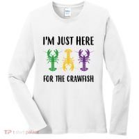 Mardi Gras Im Just Here For The Crawfish Women's Long Sleeve Shirt thumb 0