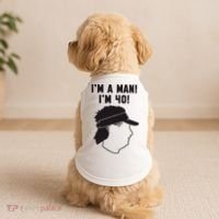 Mike Gundy IM A Man! IM 40! Doggie Tank thumb 2