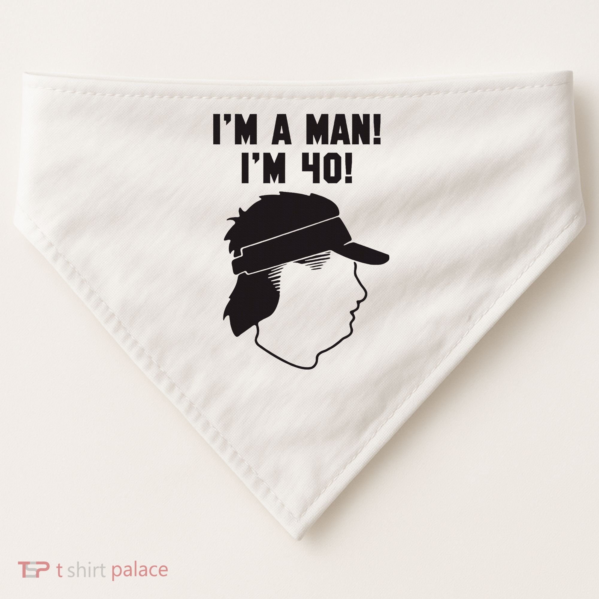Mike Gundy IM A Man! IM 40! USA-Made Doggie Bandana