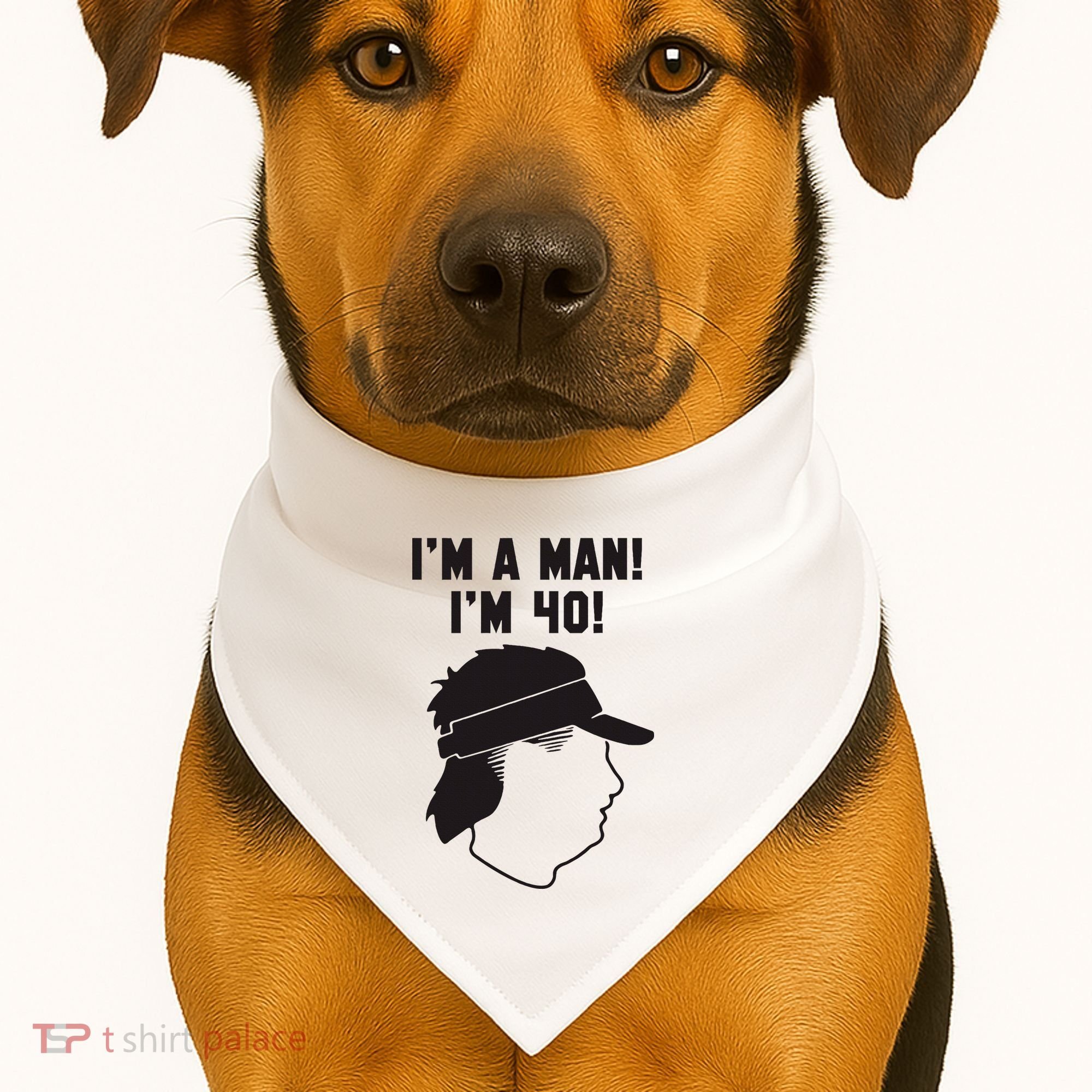 Mike Gundy IM A Man! IM 40! USA-Made Doggie Bandana