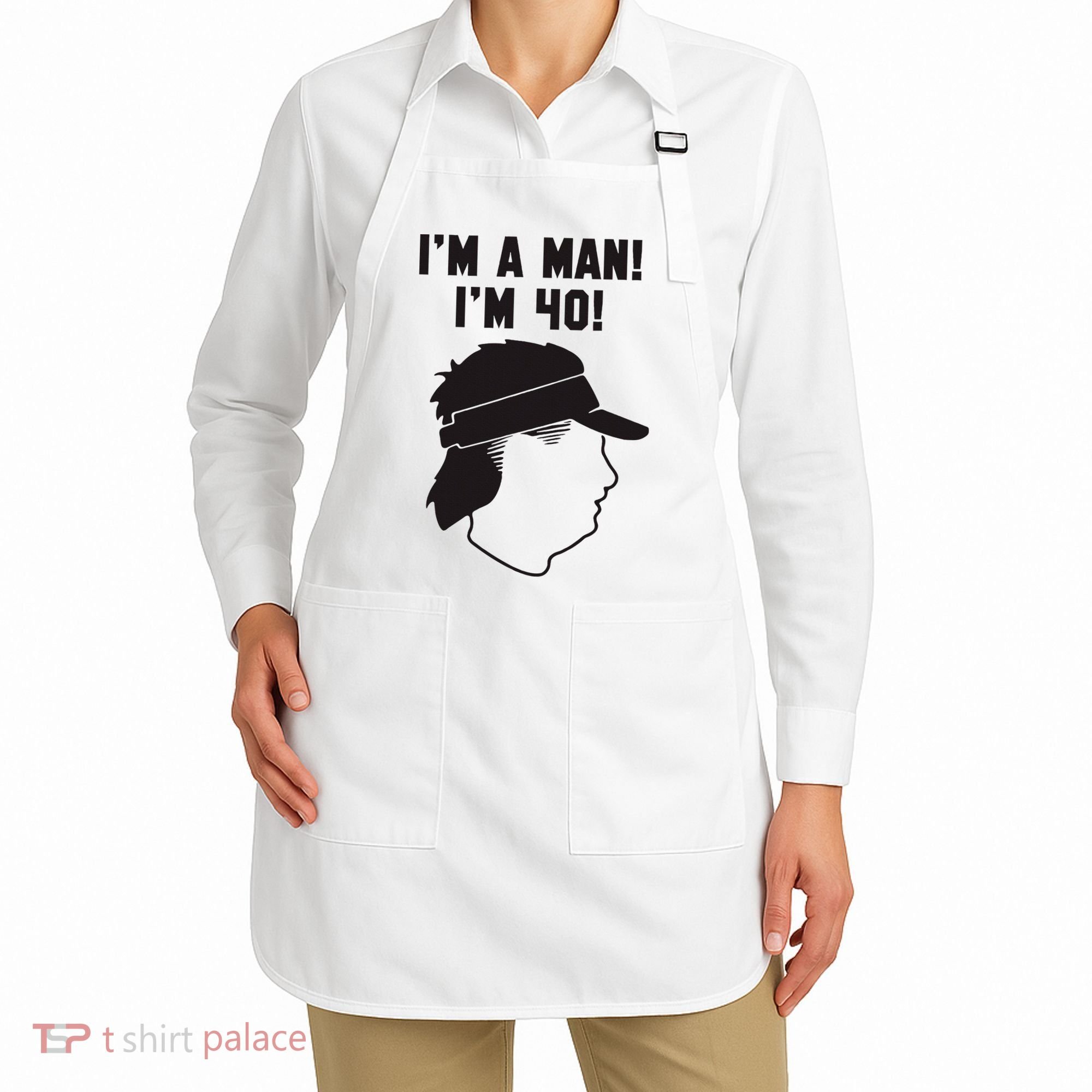 Mike Gundy IM A Man! IM 40! Apron