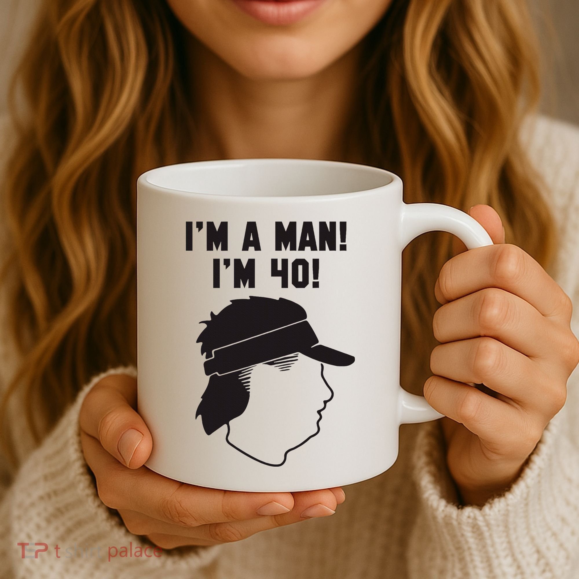 Mike Gundy IM A Man! IM 40! Coffee Mug