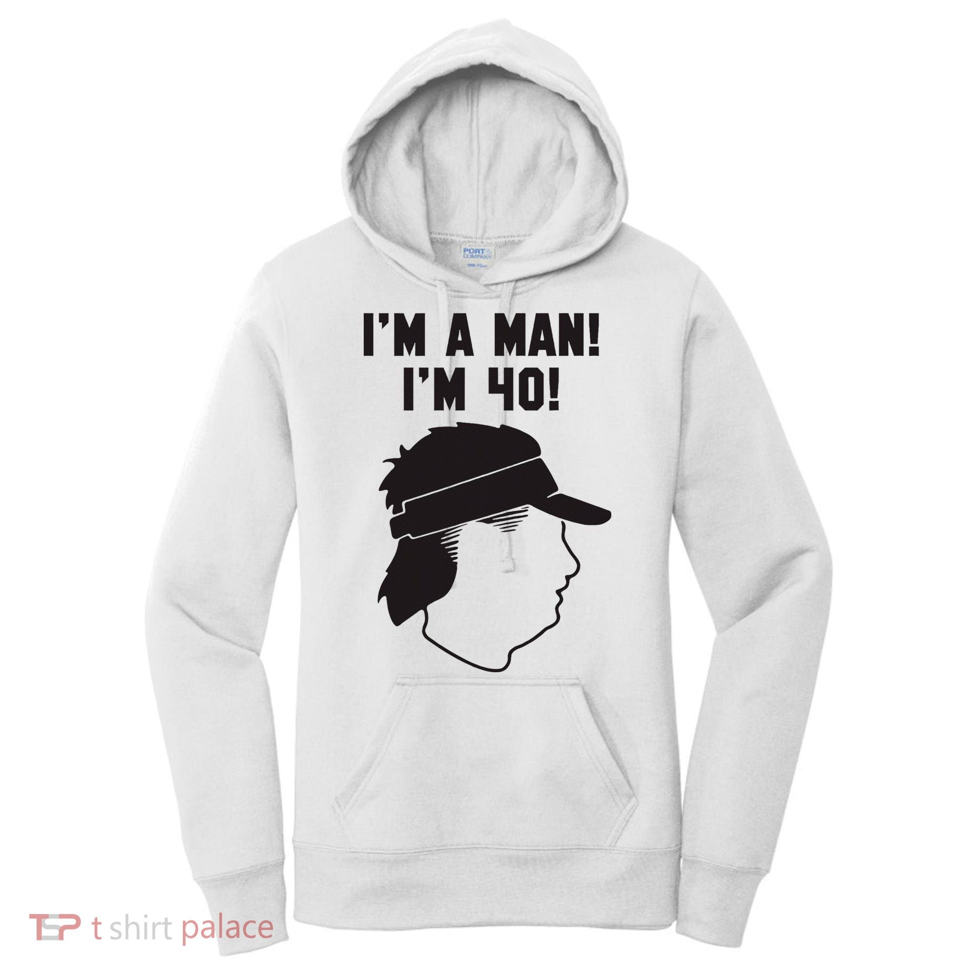 Mike Gundy IM A Man! IM 40! Women's Hoodie