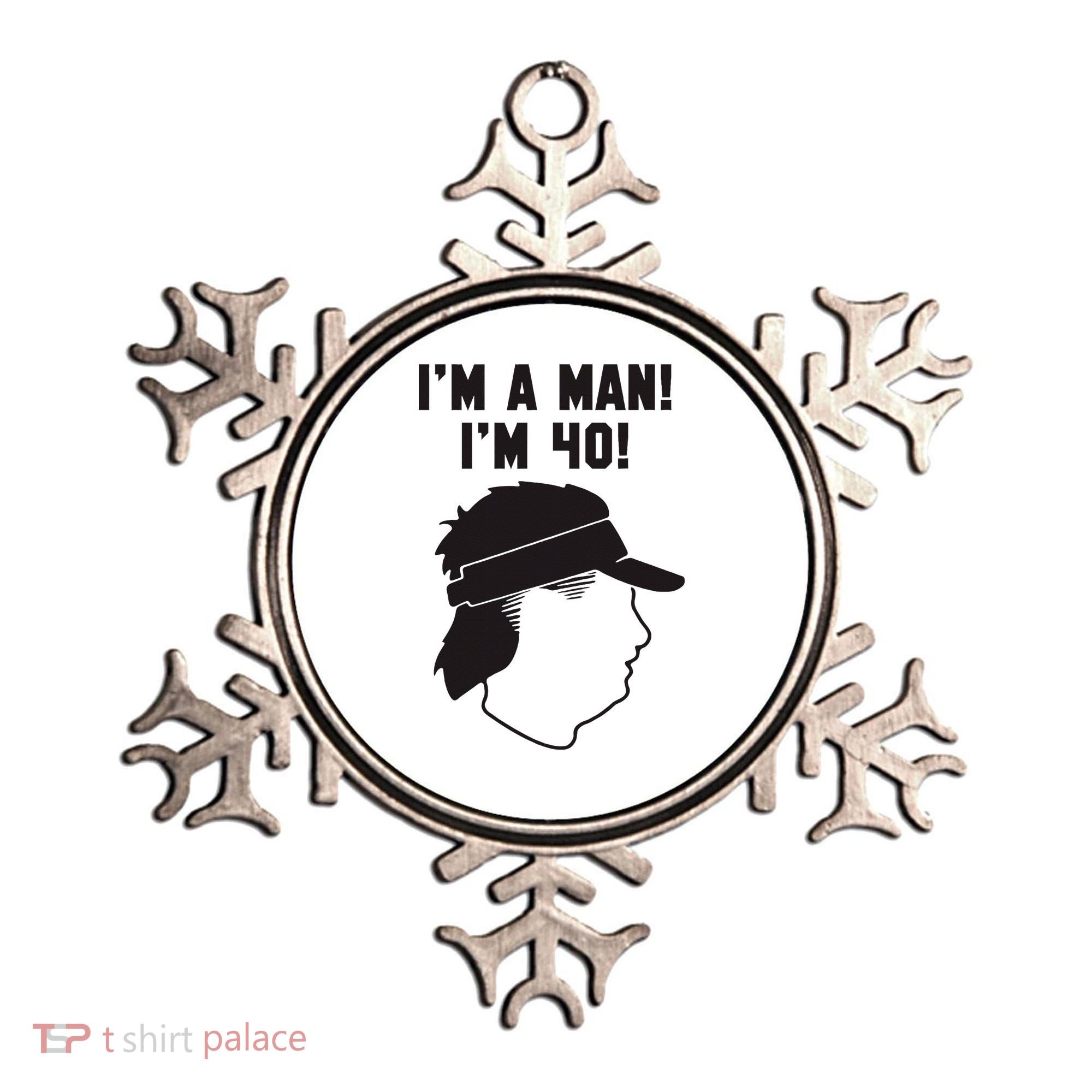 Mike Gundy IM A Man! IM 40! Ornament