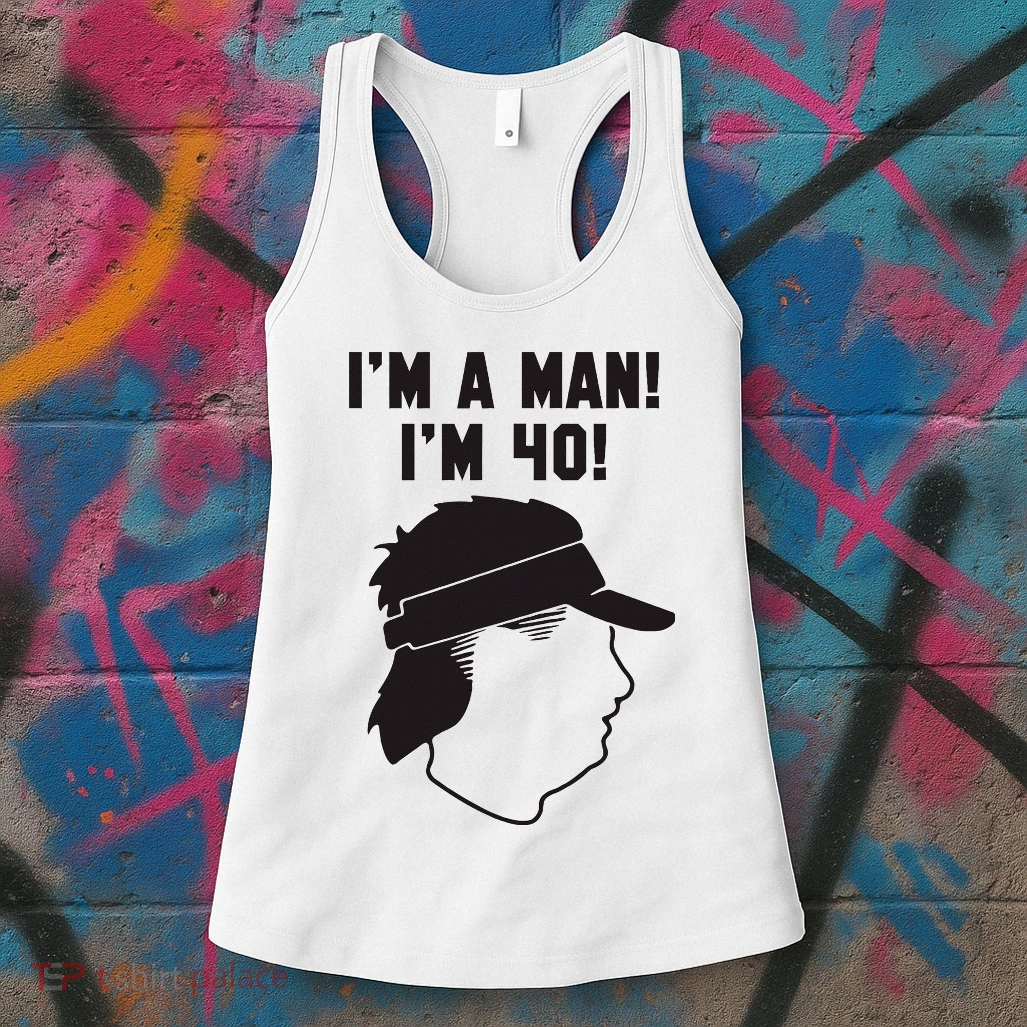 Mike Gundy IM A Man! IM 40! Women's Tank Top