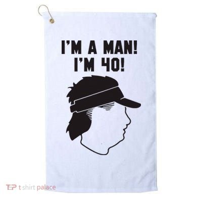 Mike Gundy IM A Man! IM 40! Golf Towel
