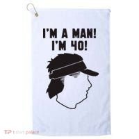 Mike Gundy IM A Man! IM 40! Golf Towel thumb 0