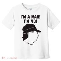 Mike Gundy IM A Man! IM 40! Toddler T-Shirt thumb 0