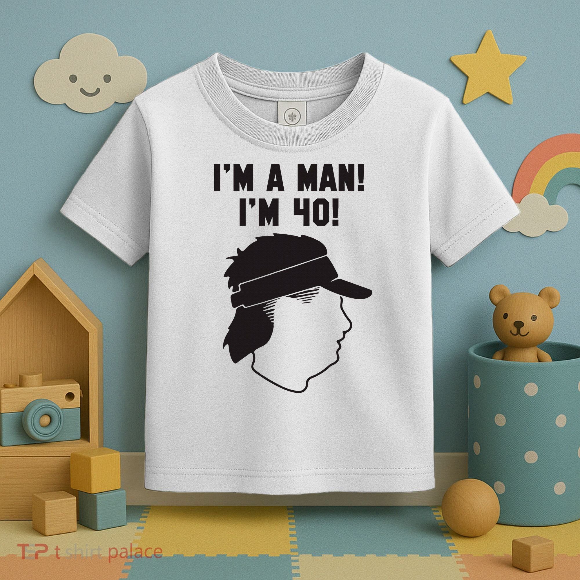 Mike Gundy IM A Man! IM 40! Toddler T-Shirt
