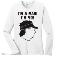 Mike Gundy IM A Man! IM 40! Women's Long Sleeve Shirt thumb 0