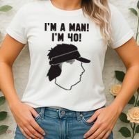 Mike Gundy IM A Man! IM 40! Women's T-Shirt thumb 2
