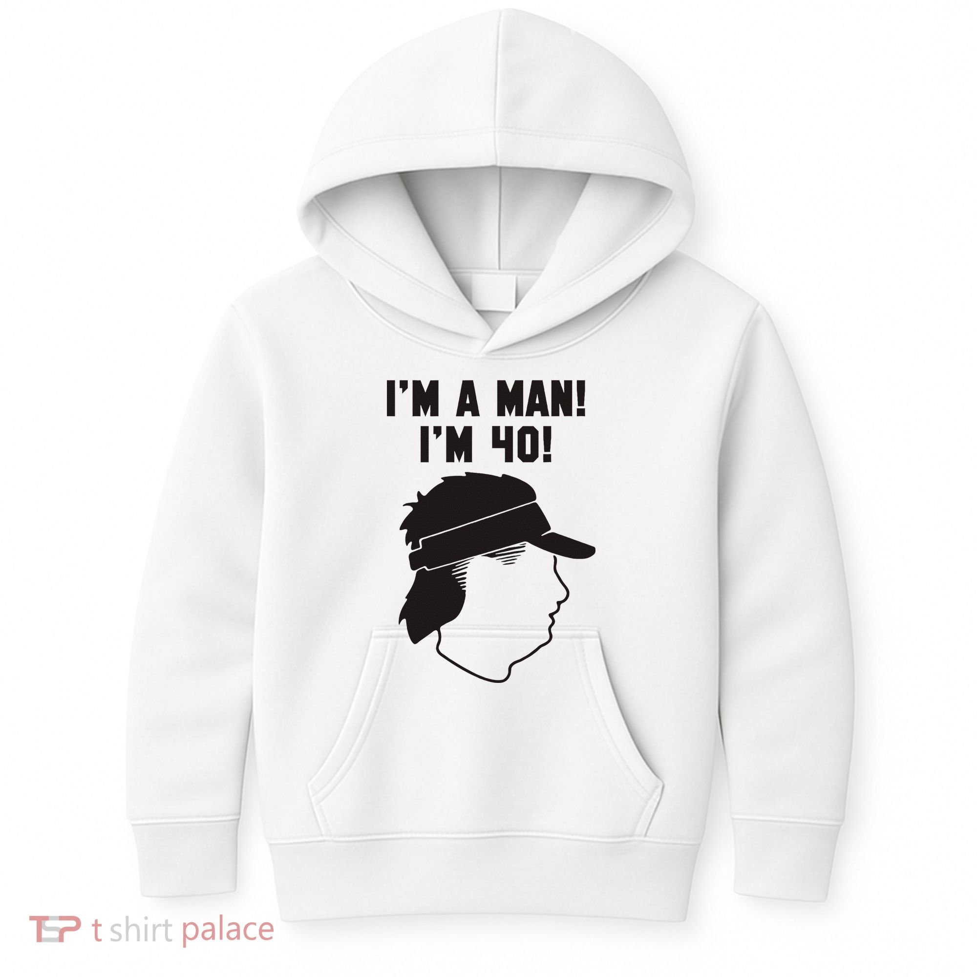 Mike Gundy IM A Man! IM 40! Kids Hoodie