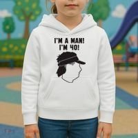 Mike Gundy IM A Man! IM 40! Kids Hoodie thumb 3