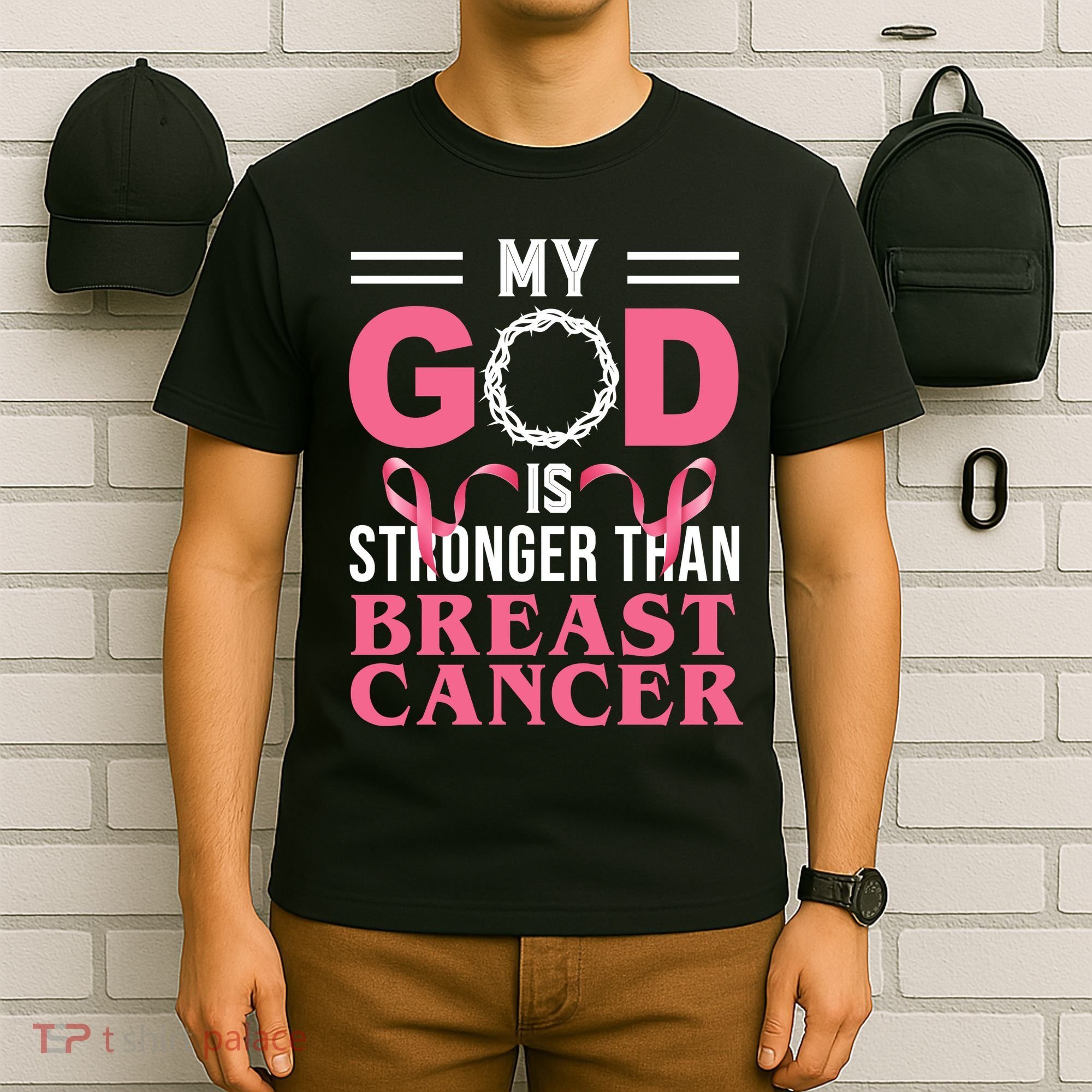 My God Is Stronger Than Breast Cancer T-Shirt