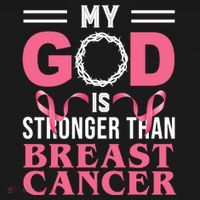 My God Is Stronger Than Breast Cancer Tote Bag thumb 4
