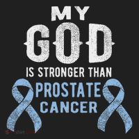 My God Is Stronger Than Prostate Cancer Survivor Christian Women's Sweatshirt thumb 2