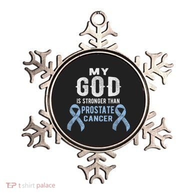 My God Is Stronger Than Prostate Cancer Survivor Christian Ornament