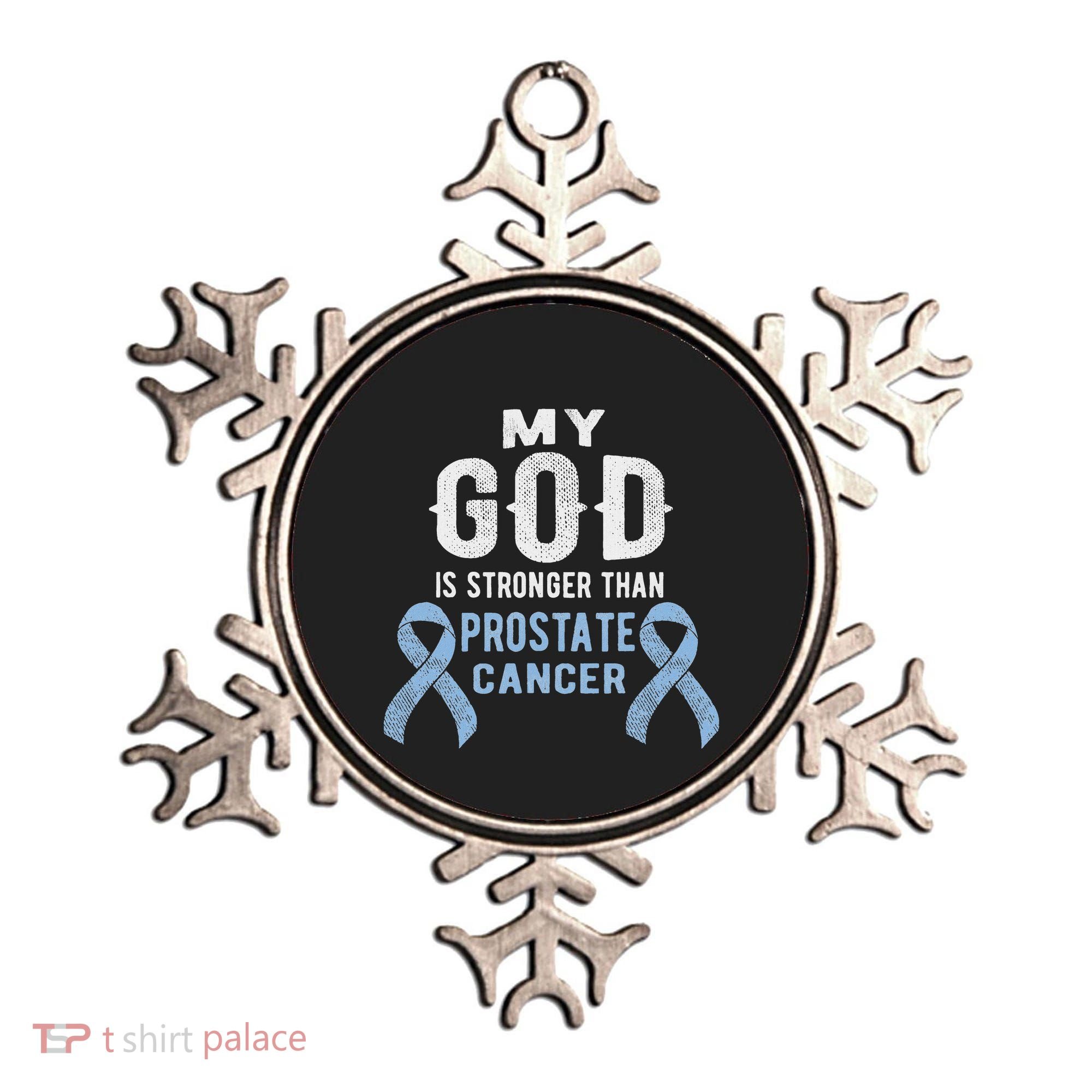My God Is Stronger Than Prostate Cancer Survivor Christian Ornament