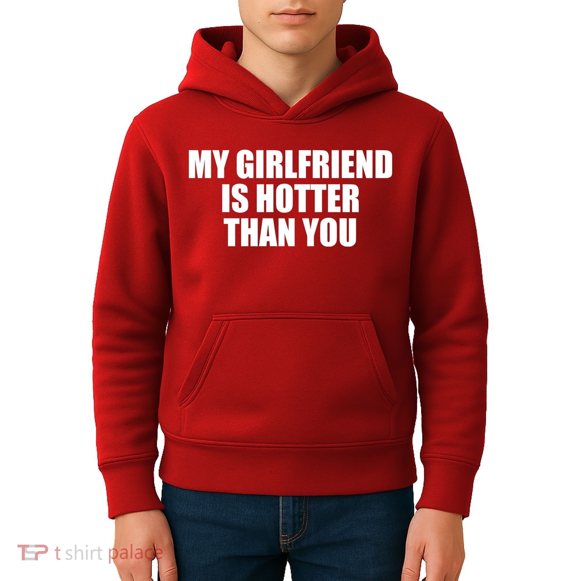 My Girlfriend Is Hotter Than You Kids Hoodie