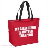 My Girlfriend Is Hotter Than You Tote Bag thumb 2