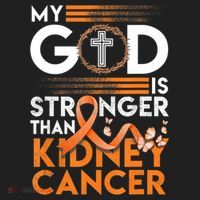 My God Is Stronger Than Kidney Cancer Awareness Women's Sweatshirt thumb 2