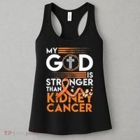 My God Is Stronger Than Kidney Cancer Awareness Women's Tank Top thumb 3