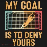 My Goal Is Deny Yours Funny Soccer Tote Bag thumb 4