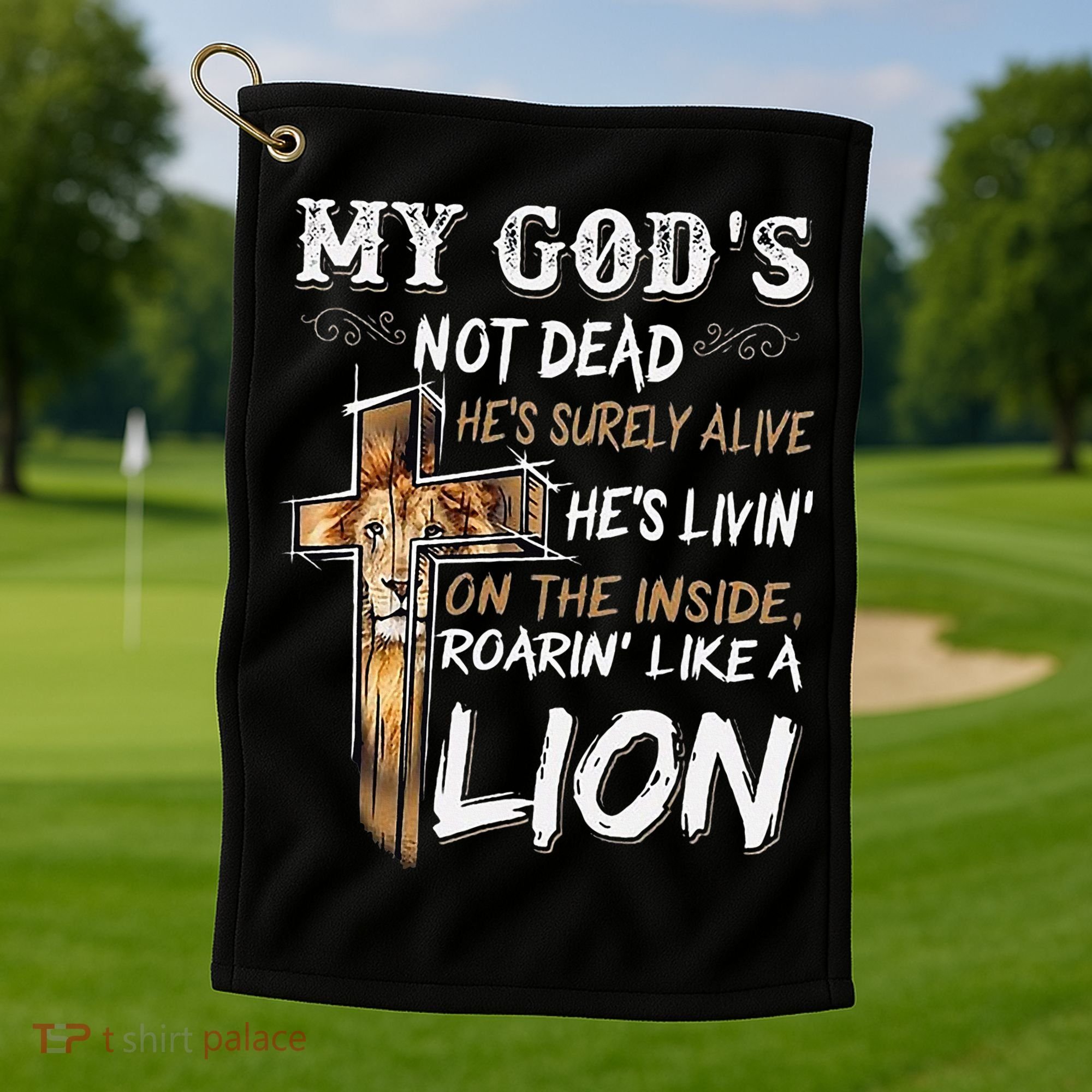 My God Is Not Dead Golf Towel