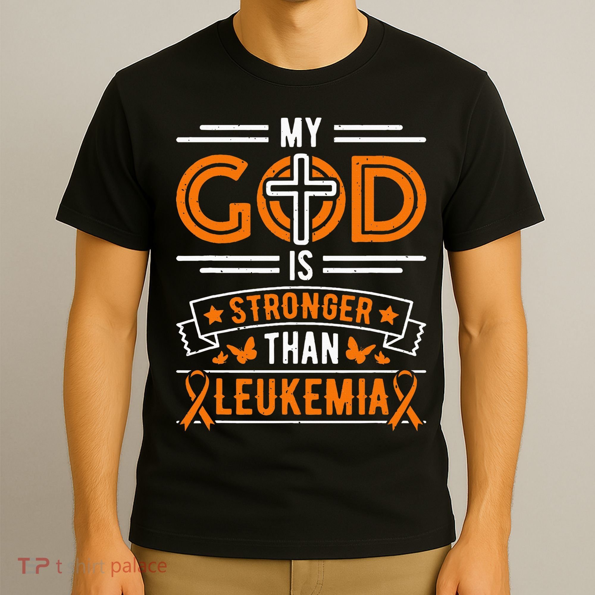 My God Is Stronger Than Leukemia Survivor T-Shirt
