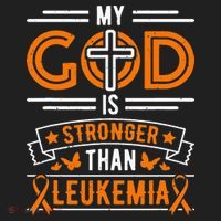 My God Is Stronger Than Leukemia Survivor Hat thumb 2