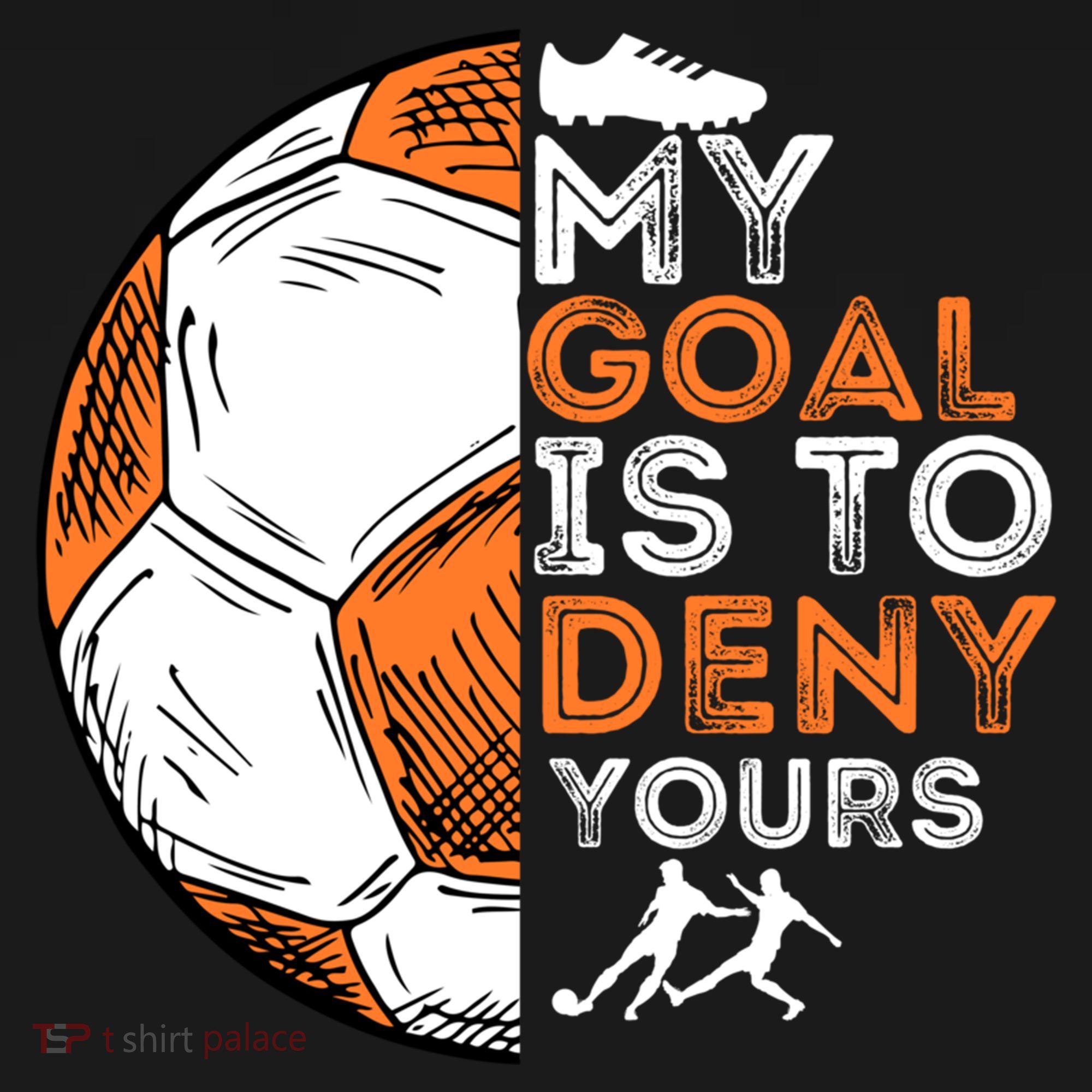 My Goal Is To Deny Yours Gift Soccer Lover Defender Goalie Gift Women's Hoodie
