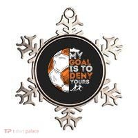 My Goal Is To Deny Yours Gift Soccer Lover Defender Goalie Gift Ornament thumb 0