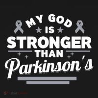 My God Is Stronger Than ParkinsonS Disease Faith Ribbon Apron thumb 3