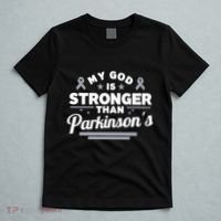 My God Is Stronger Than ParkinsonS Disease Faith Ribbon T-Shirt thumb 5