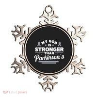 My God Is Stronger Than ParkinsonS Disease Faith Ribbon Ornament thumb 0