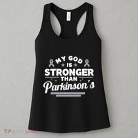 My God Is Stronger Than ParkinsonS Disease Faith Ribbon Women's Tank Top thumb 3