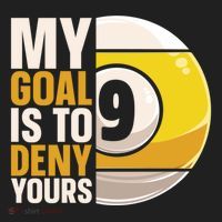 My Goal Is To Deny Yours Pool Billiard Snooker Great Gift Beanie thumb 2