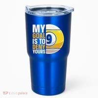 My Goal Is To Deny Yours Pool Billiard Snooker Great Gift Tumbler thumb 0