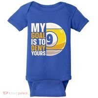 My Goal Is To Deny Yours Pool Billiard Snooker Great Gift Baby Bodysuit thumb 0
