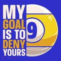 My Goal Is To Deny Yours Pool Billiard Snooker Great Gift Visor thumb 3