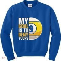 My Goal Is To Deny Yours Pool Billiard Snooker Great Gift Kids Sweatshirt thumb 0