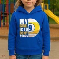 My Goal Is To Deny Yours Pool Billiard Snooker Great Gift Kids Hoodie thumb 3