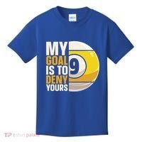 My Goal Is To Deny Yours Pool Billiard Snooker Great Gift Kids T-Shirt thumb 0