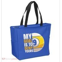 My Goal Is To Deny Yours Pool Billiard Snooker Great Gift Tote Bag thumb 2