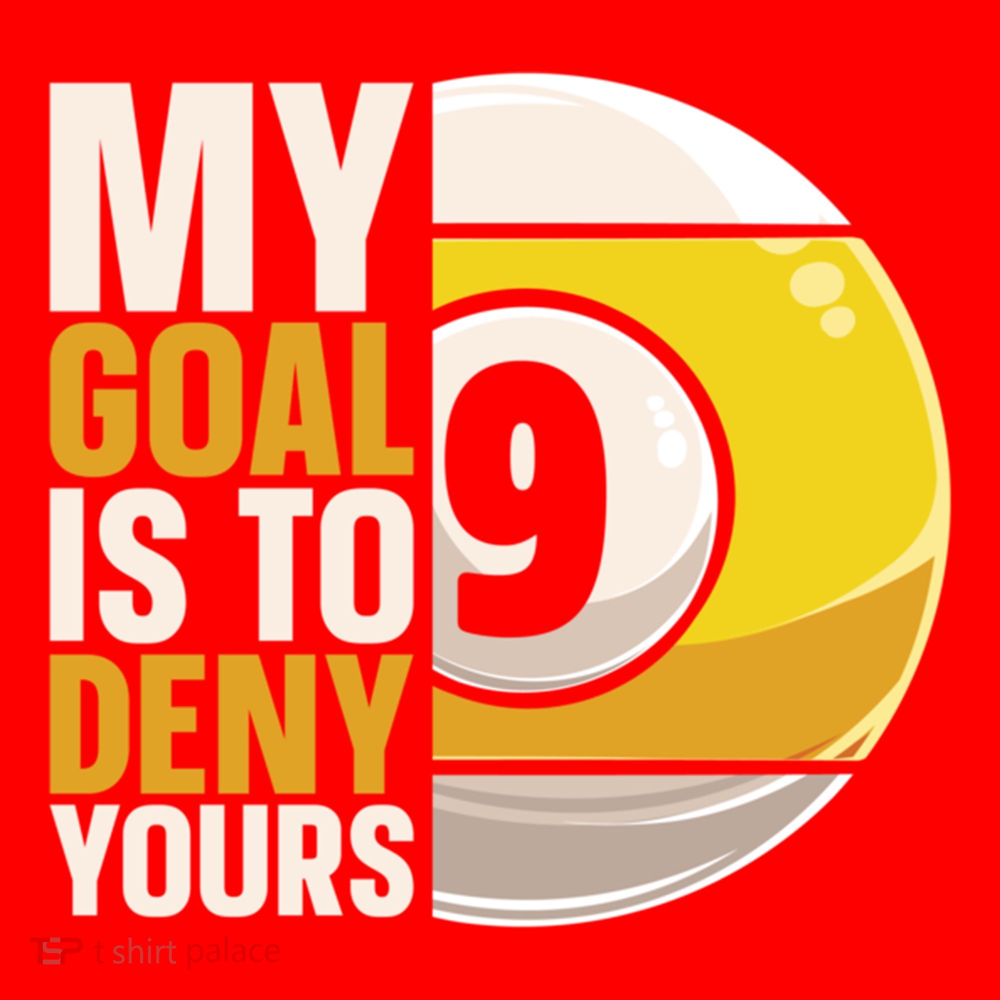 My Goal Is To Deny Yours Pool Billiard Snooker Great Gift Santa Hat