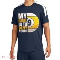 My Goal Is To Deny Yours Pool Billiard Snooker Great Gift Sport-Tek Competitor United Soccer Jersey thumb 0