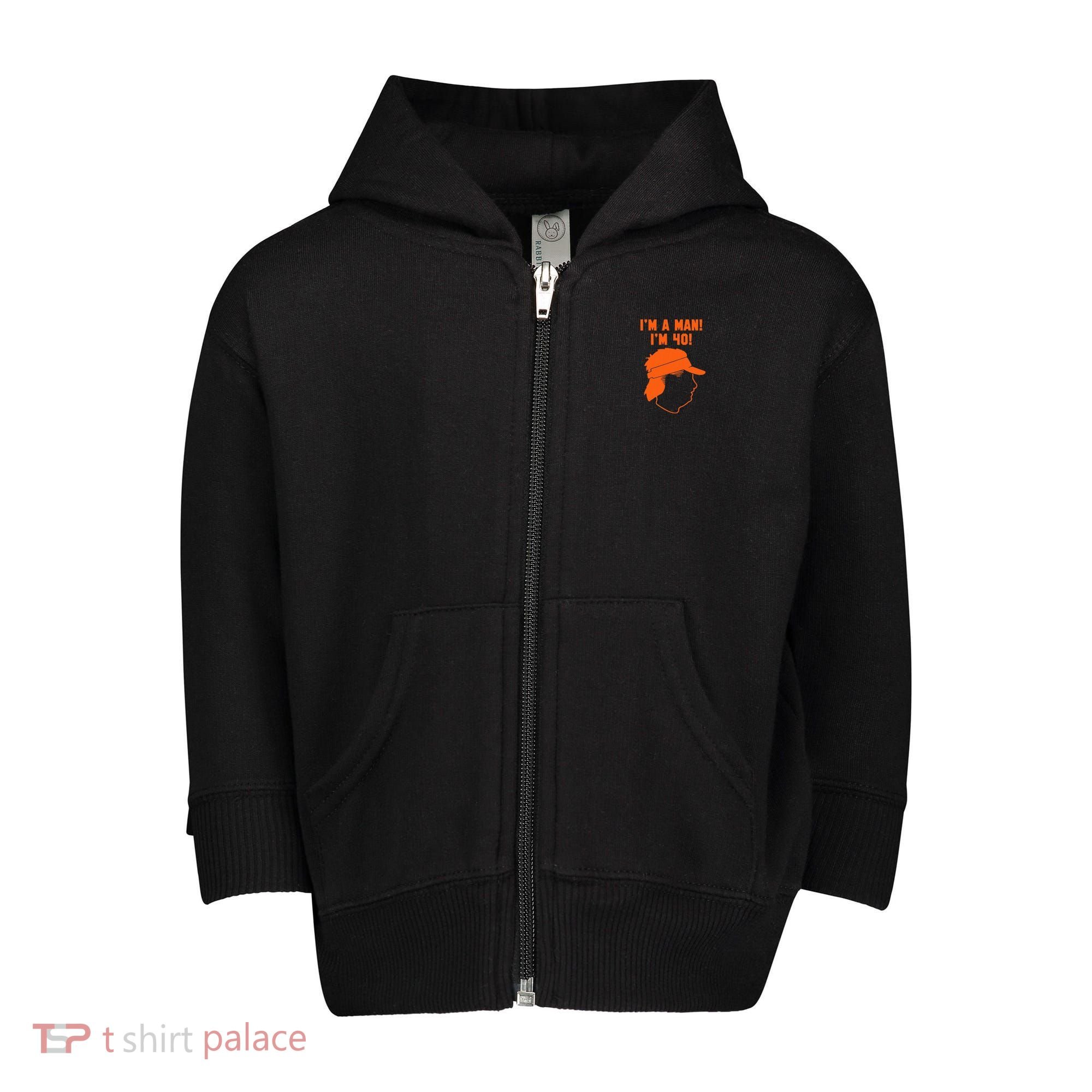 Mike Gundy IM A Man! IM 40! Toddler Zip Fleece Hoodie
