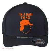 Mike Gundy IM A Man! IM 40! Flexfit Unipanel Trucker Cap thumb 0