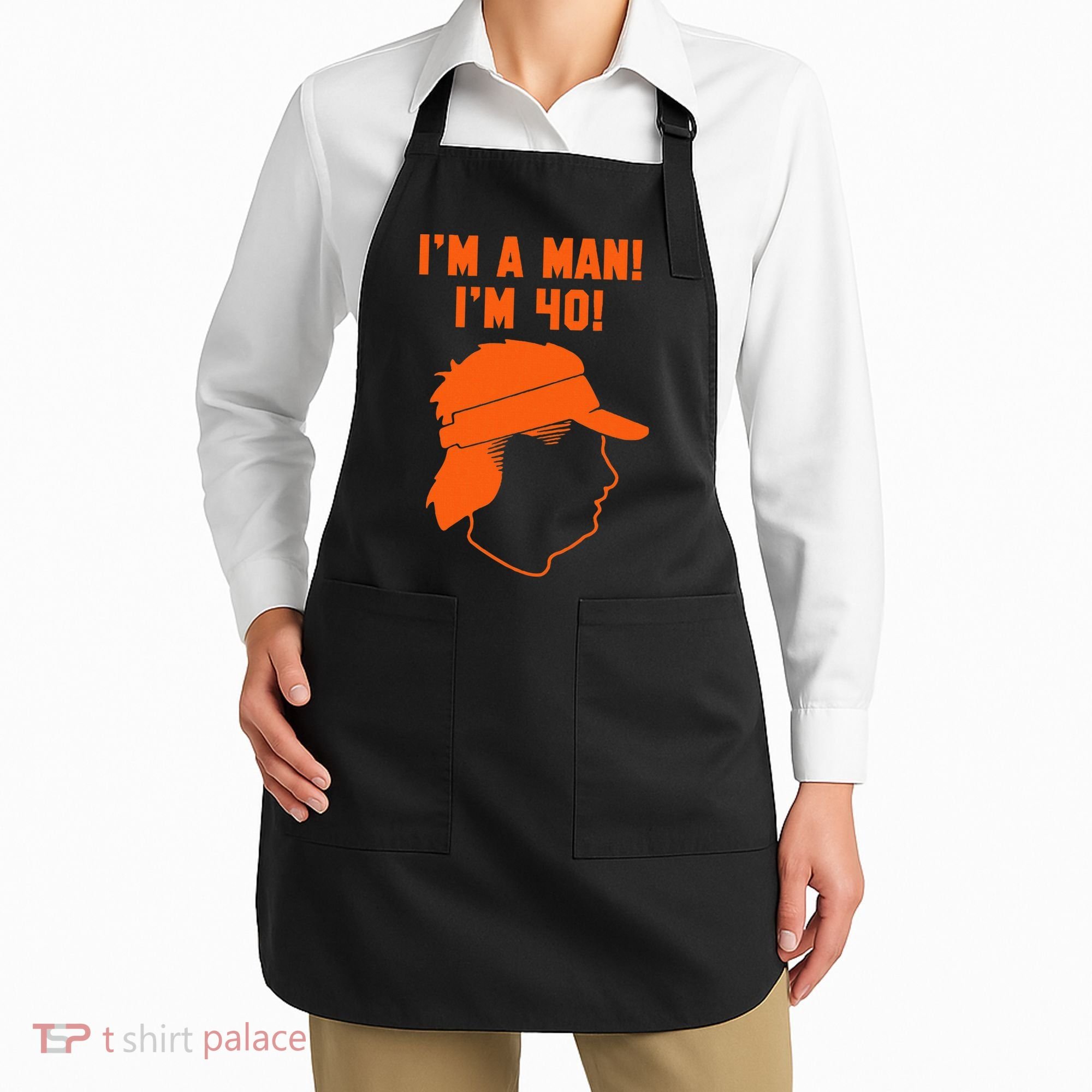 Mike Gundy IM A Man! IM 40! Apron
