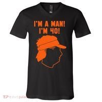 Mike Gundy IM A Man! IM 40! V-Neck T-Shirt thumb 0